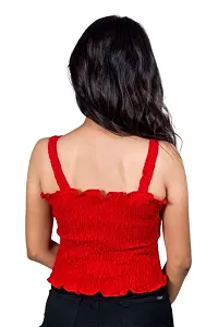 Pretty Trendy Smoked Tube top With shoulder straps-thumb1