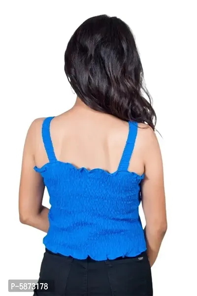 Pretty Trendy Smoked Tube top With shoulder straps-thumb4
