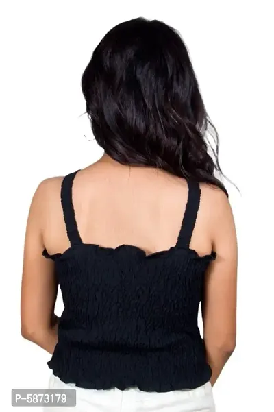 Pretty Trendy Smoked Tube top With shoulder straps-thumb3