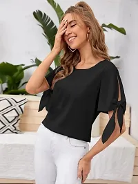 Solid Knot Sleeves Top-thumb1