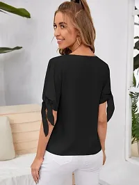 Solid Knot Sleeves Top-thumb2