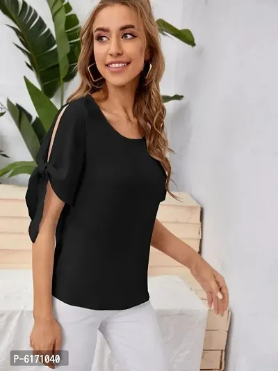 Solid Knot Sleeves Top-thumb4