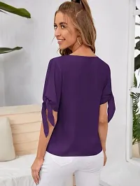 Solid Knot Sleeves Top-thumb1