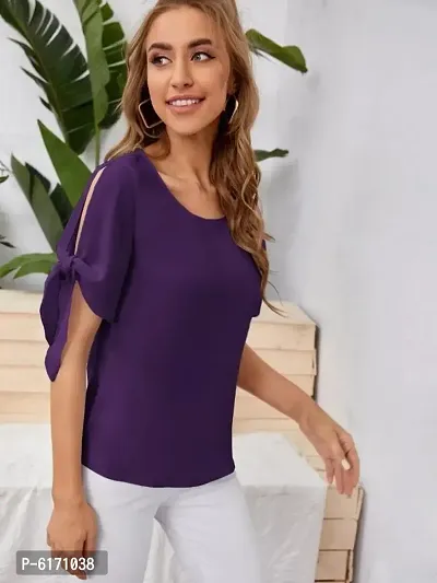 Solid Knot Sleeves Top-thumb4