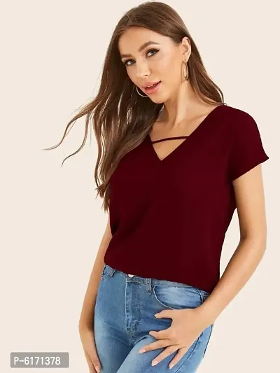 Solid Peekaboo Top-thumb4