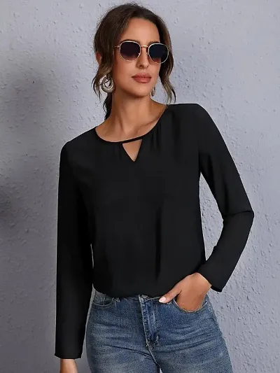 Allofit Full sleeves V-Notch Top