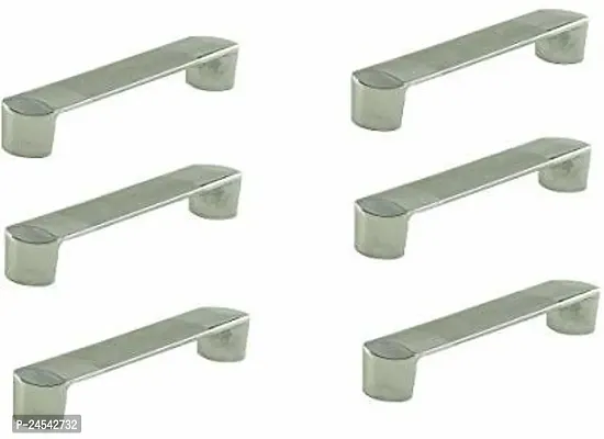 Stainless Steel Cabinet/Drawer Handle (Silver Pack Of 6)