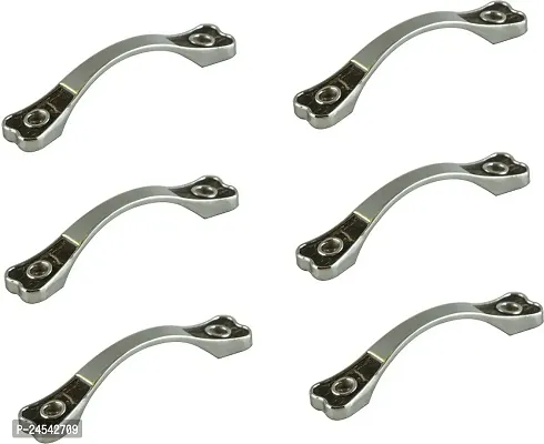 Wh3886-128Mm Stainless Steel Cabinet/Drawer Handle (Silver Pack Of 6)