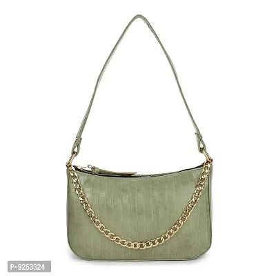 Buy Gm Creations Leatherette Formal Casual Beauty Fashion Latest Stylish Shoulder Cross body Side Sling Handbag With Non detachable Travel Chain Short Strap For Women Girl tan Online In India At Disco...