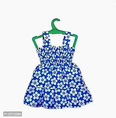 Stylish Fancy Cotton Frocks Dresses For Kids Pack Of 1-thumb0