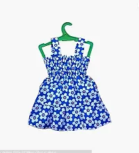 Stylish Fancy Cotton Frocks Dresses Combo For Kids Pack Of 4-thumb1