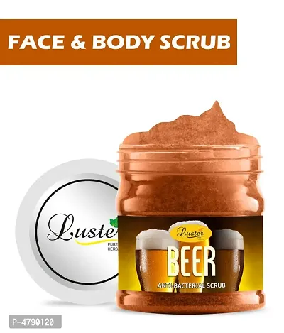 Luster Beer Gel Scrub (Paraben  Sulfate Free)-500 ml-thumb0