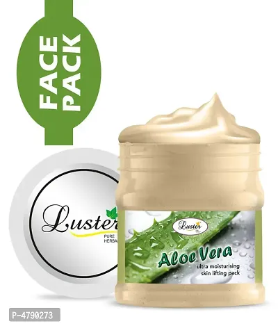 Luster Aloe Vera Skin Nourishing Face Pack (Paraben & Sulfate Free)-500 g-thumb0