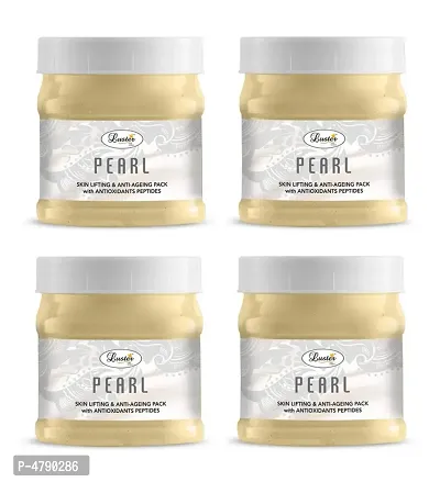 Luster Pearl (Anti Ageing & Skin Lifting) Face Pack (Paraben & Sulfate Free)Pack of 4-500g each
