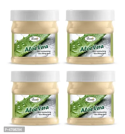 Luster Aloe Vera Skin Nourishing Face Pack (Paraben & Sulfate Free) Pack of 4-500g each