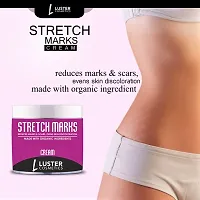 Luster Cosmetics Stretch Marks (Reduces Marks & Scars) Cream (Pack Of 5-100g Each)-thumb1