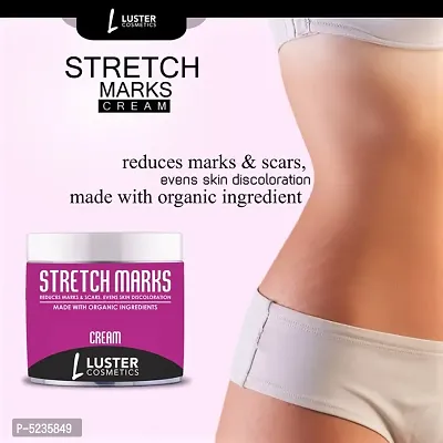 Luster Cosmetics Stretch Marks (Reduces Marks & Scars) Cream (Pack Of 5-100g Each)-thumb2