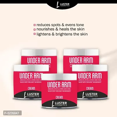 Luster Cosmetics Under Arm (Reduces Spots  Events Skin Tone) Cream (Pack Of 5-100g Each)-thumb0