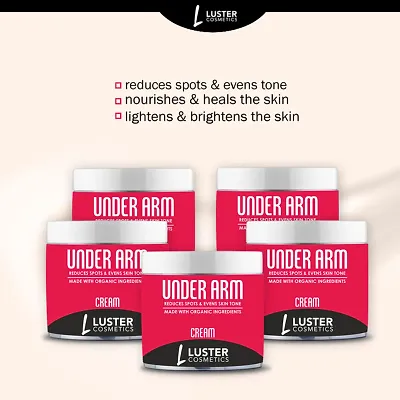 Luster Cosmetics Under Arm (Reduces Spots  Events Skin Tone) Cream (Pack Of 5-100g Each)
