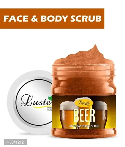 Luster Beer Gel Scrub (Paraben and Sulfate Free) - 500 Ml-thumb0