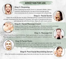 Luster Papaya Frucare Facial Kit | 6 Step Facial Kit | Single Use Mini Facial Kit | Clears Blemishes | Facial Kit For Glowing Skin | For Women  Men (Paraben  Sulfate Free) ndash; 40g-thumb4