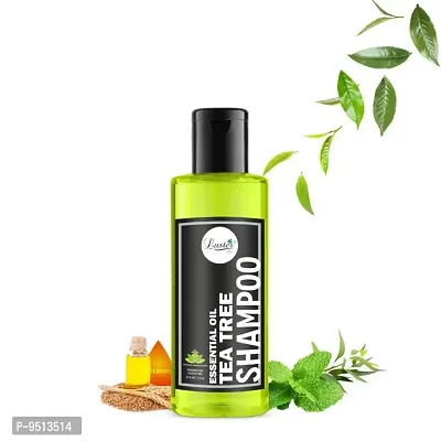 Luster Tea Tree Oil Shampoo For Hair Fall Control | For Dry and Frizzy Hair | Shampoo For Hair Growth | Women and Men Hair Treatment | For All Hair Types | Paraben Free - 210ml-thumb0