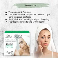 Luster Anti Pimple Facial Kit and Insta Glow Facial Kit | 6 Step Facial Kit | Single Use Mini Facial Kit | For Women and Men | Paraben Free- 40g Each-thumb1