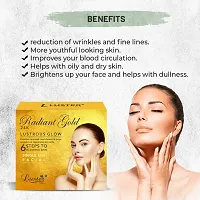 Luster Anti Tan Facial Kit and Radiant Gold Facial Kit | 6 Step Facial Kit | Single Use Mini Facial Kit | For Women and Men | Paraben Free- 40g Each-thumb2