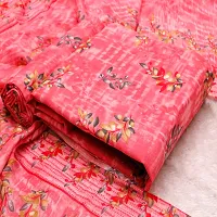 Cool Comfort: Digital Cotton Suit with Indo Dupatta-thumb1