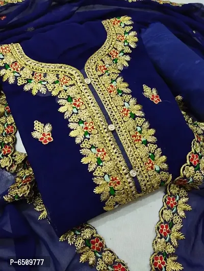 Pandadi Women Exclusive Georgette Dress Material