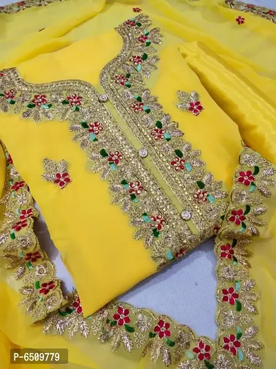 Pandadi Women Exclusive Georgette Dress Material