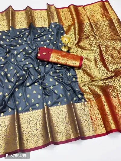 Pure Banarasi Silk Saree With Blouse Piece