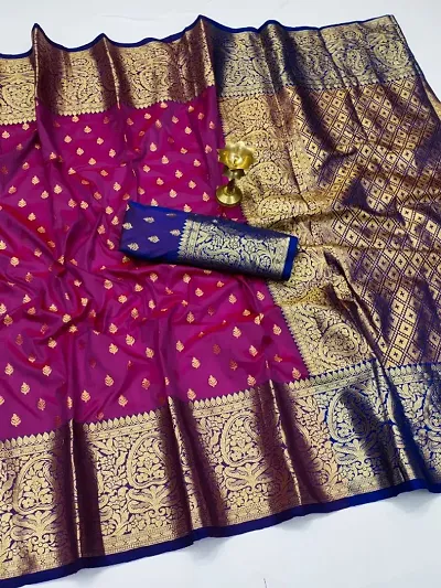 Banarasi Silk Woven Design Sarees with Blouse piece