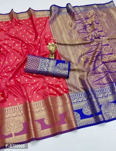 Pure Banarasi Silk Saree With Blouse Piece