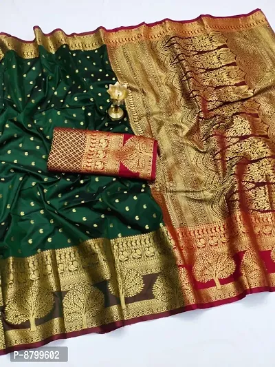 Pure Banarasi Silk Saree With Blouse Piece