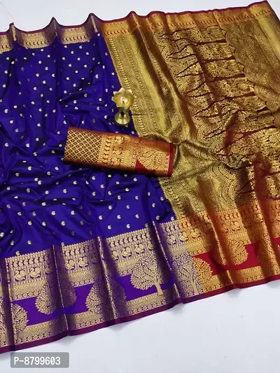 Pure Banarasi Silk Saree With Blouse Piece