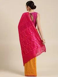 Womens Jamdani Cotton Silk Saree With Blouse Piece-thumb1