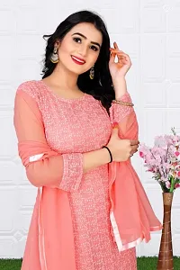 Fancy Georgette Unstitched Dress Material for Women-thumb2