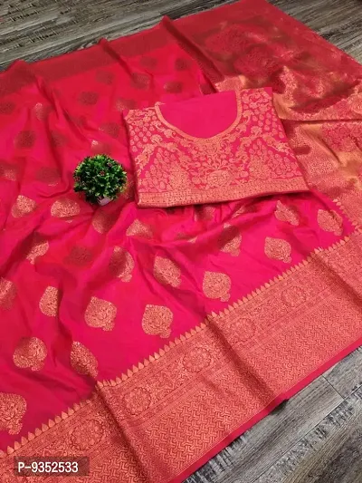 Pure Banarasi Silk Saree With Blouse Piece