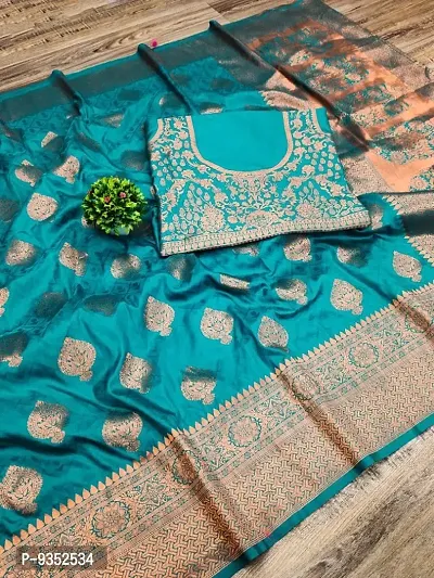 Pure Banarasi Silk Saree With Blouse Piece