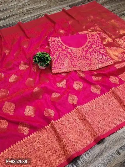 Pure Banarasi Silk Saree With Blouse Piece