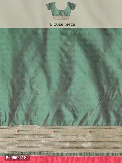 Silk Saree With Unstitched Blouse Piece-thumb4