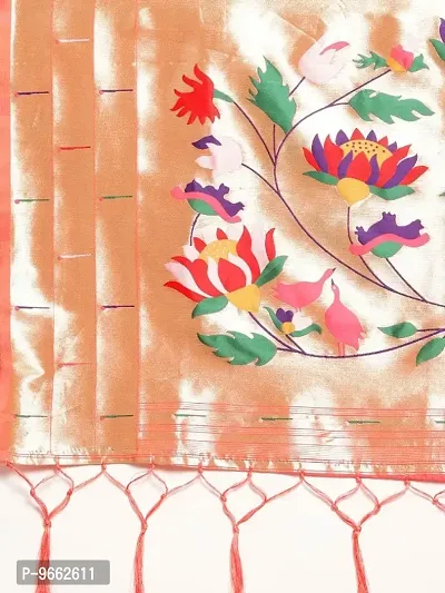 Silk Saree With Unstitched Blouse Piece-thumb3