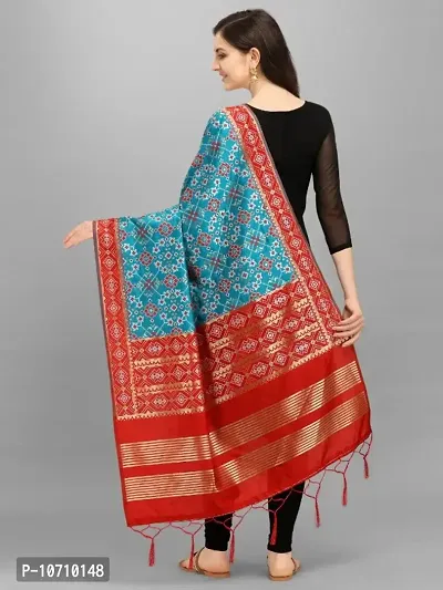 Womens Banarasi Silk Dupatta-thumb2