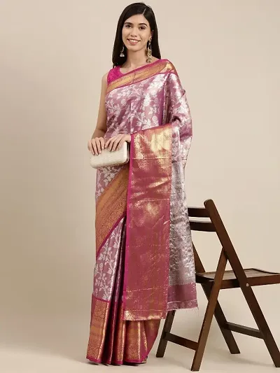 Best Selling Tissue Saree with Blouse piece 