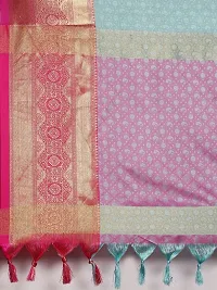 Women Soft Cotton Silk Saree With Unstitched Blouse Piece-thumb3