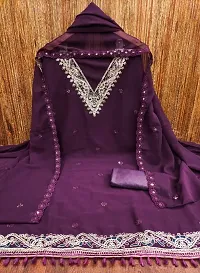 Classic Embroidered Dress Material with Dupatta for Women-thumb4