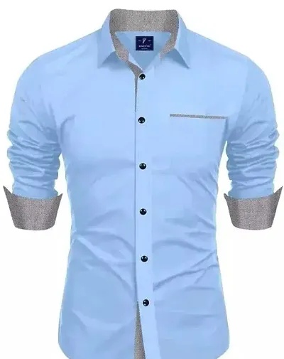 New Launched Cotton Blend Long Sleeves Casual Shirt 