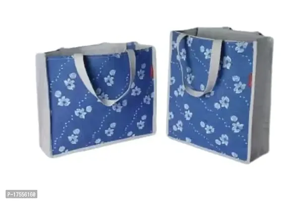 Nidhi's : WORLD OF CREATION Eco-Friendly Jute Carry Bag | Lunch Box Bag | Jute Tote Bag for Men  Women | Shopping Bag | Multipurpose Handbags for Women  Men Pack of 2-thumb2