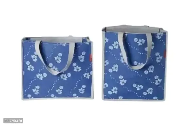 Nidhi's : WORLD OF CREATION Eco-Friendly Jute Carry Bag | Lunch Box Bag | Jute Tote Bag for Men  Women | Shopping Bag | Multipurpose Handbags for Women  Men Pack of 2-thumb0